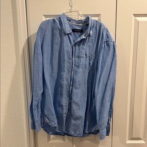 Tommy Bahama Men's Light Blue Button-Down Shirt